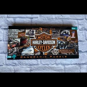 Harley Davidson 750 Piece Panoramic Puzzle Jigsaw